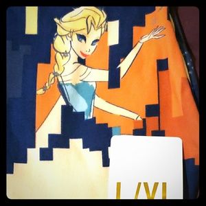 New lularoe Disney elsa kids leggings l/xl